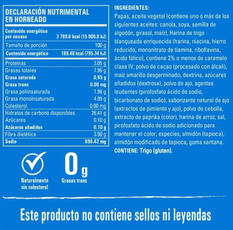 Papas Gajo Sazonadas con Paprika McCain 2 Kg - .