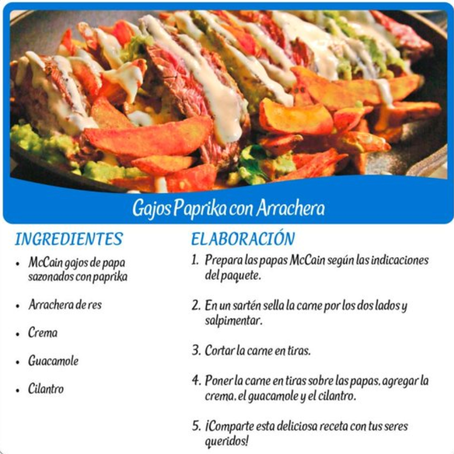 Papas Gajo Sazonadas con Paprika McCain 2 Kg - .