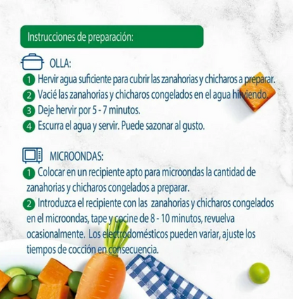 Zanahoria y Chícharos Member's Mark 2.5 Kg - .