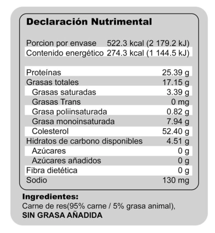 Rib Eye Taquero Gusi 280 gr - .