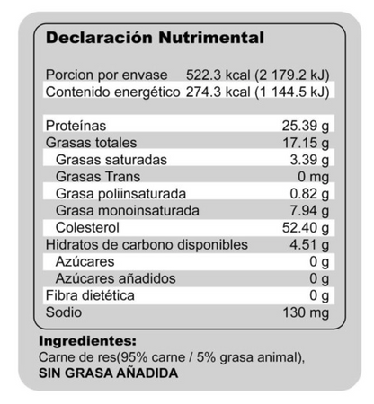 Rib Eye Taquero Gusi 280 gr - .