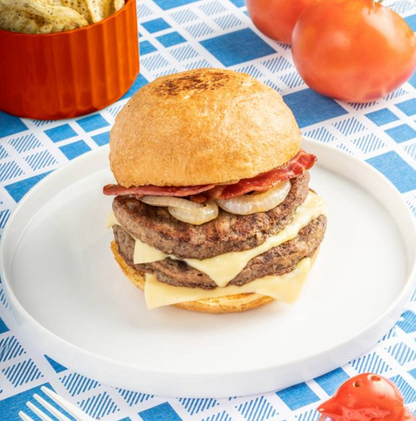 Carne para Hamburguesas AMERICAN BEEF Estilo Casera 24 pzas de 113 g c/u