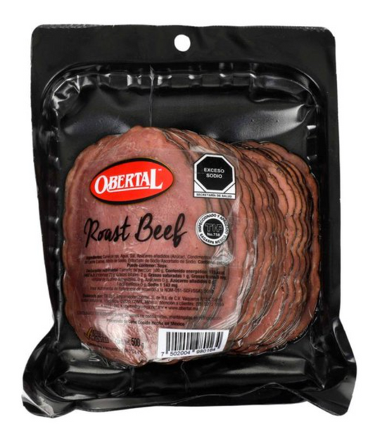 Roast Beef Obertal Rebanado 500 g - .