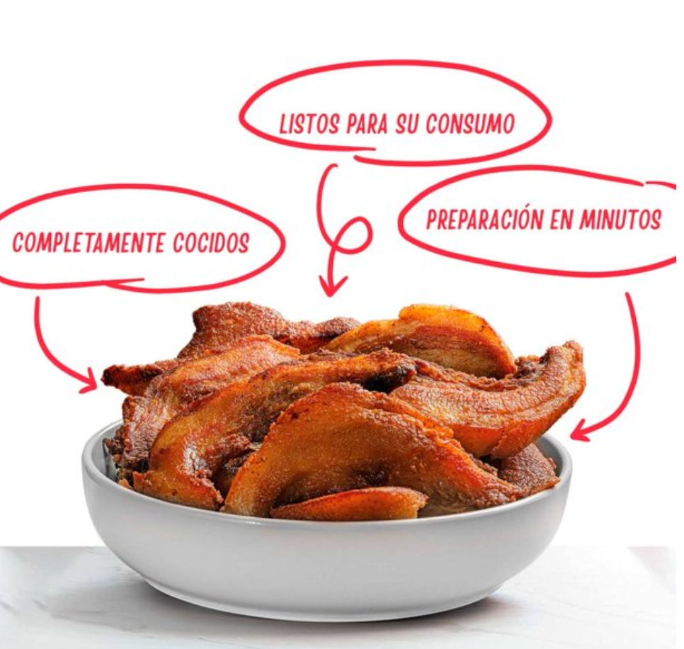 Chicharrón de Cerdo Doña Naty 1 kg - .