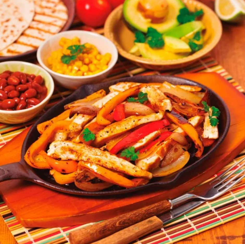 Fajitas de Pavo Dos familias 700 g - .