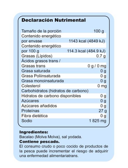 Lomo de Bacalao sin Piel Member's Mark 1 Kg - .