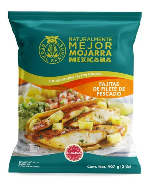 Fajitas de Pescado Producto de mexico 907 gr - .