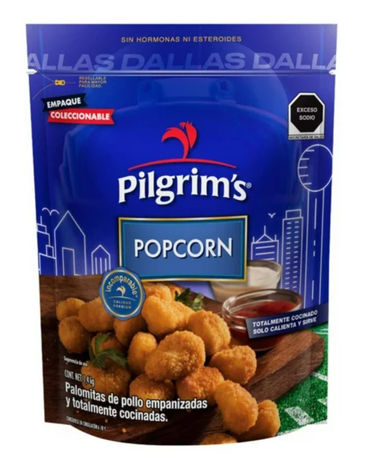 Popcorn de Pechuga de Pollo Pilgrim's 1.4 Kg - .
