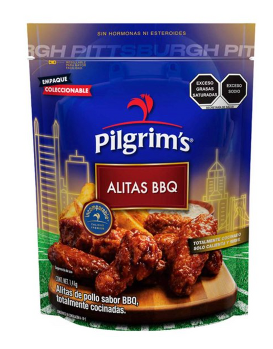 Alitas BBQ Pilgrim's 1.4 Kg - .