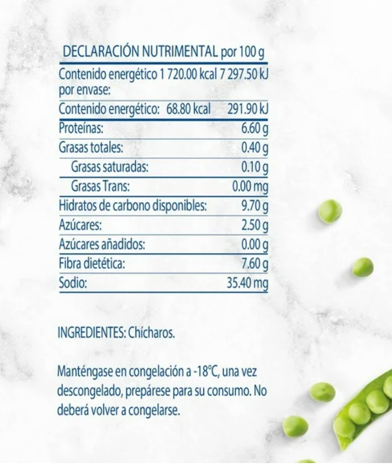 Chícharos Member's Mark 2.5 Kg - .