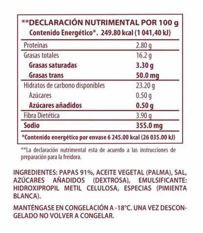 Papas Hash Brown Member's Mark 2.5 Kg - .