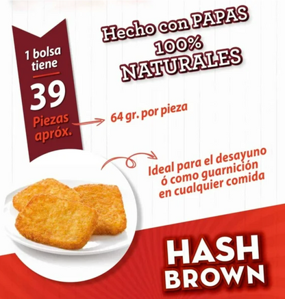 Papas Hash Brown Member's Mark 2.5 Kg - .
