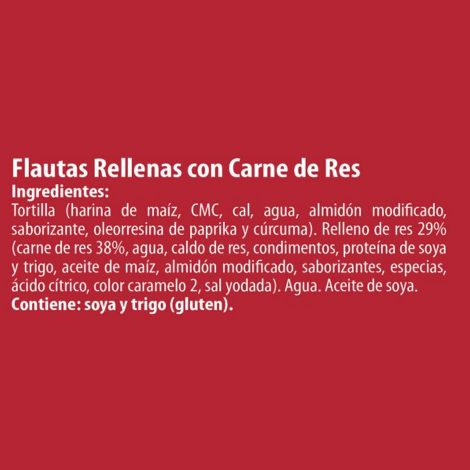 Flautas de Res El Cazo 1.2 Kg - .