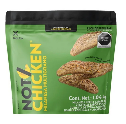 Milanesa Hecha a Base de Vegetales Not Co Not Chicken 1.04 kg - .