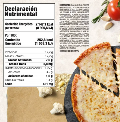Pizza de Quesos Member's Mark con Masa de Coliflor 2 pzas de 425 g c/u - .