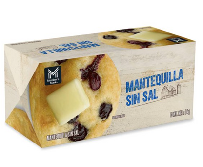 Mantequilla sin Sal Members Mark 1 kg - .