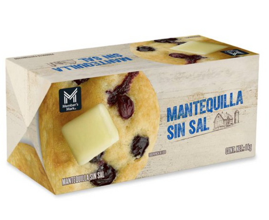 Mantequilla sin Sal Members Mark 1 kg - .
