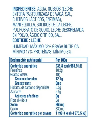 Queso Fundido La Vaca que Ríe 24 pzas de 19.25 g - .