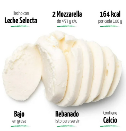 Queso Mozzarella Member's Mark Rebanado 906 g - .