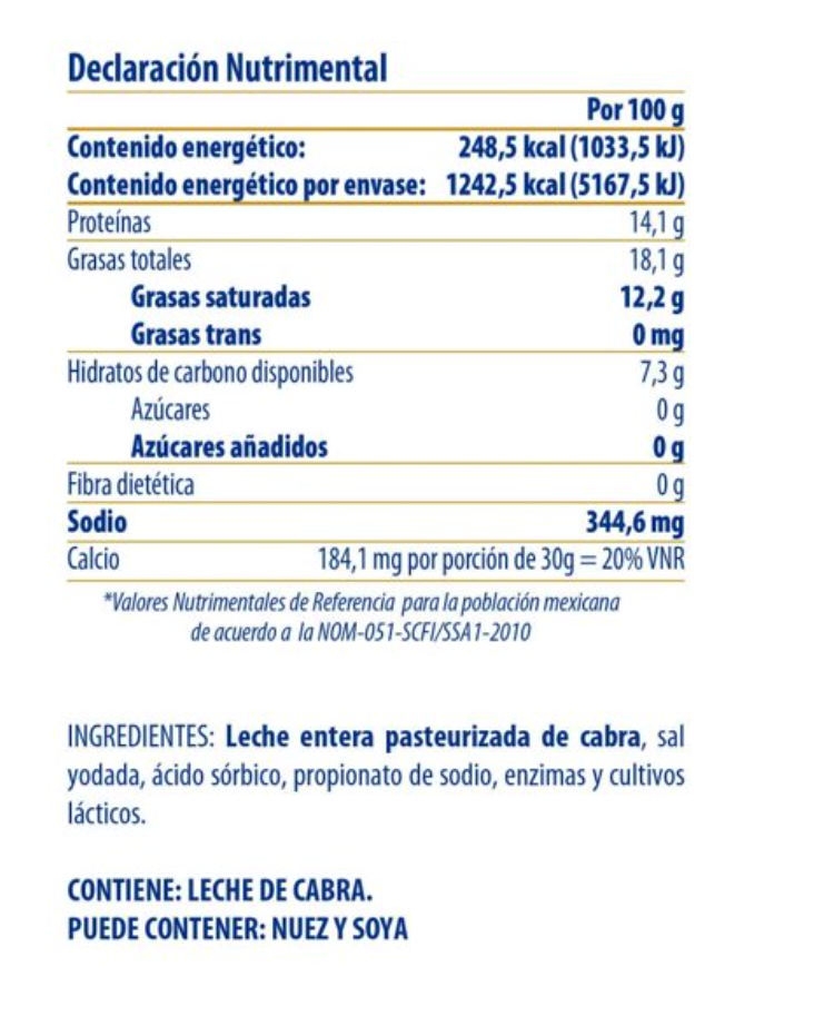 Queso de Cabra Member's Mark 500 g - .