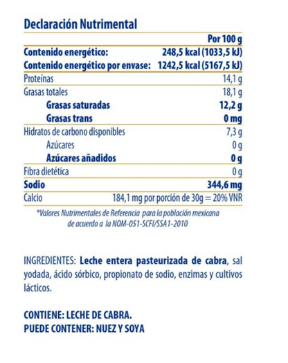 Queso de Cabra Member's Mark 500 g - .