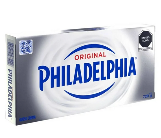 Queso Crema Philadelphia 4 piezas de 180 gr - .