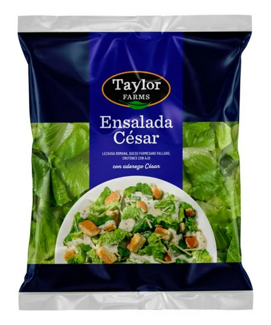 Ensalada Cesar Taylor Farms con Aderezo 479 g - .