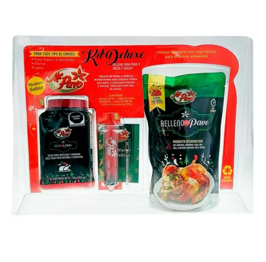 Kit Marinador 7 Chiles Mr. Pavo 650 ml / 270 g - .
