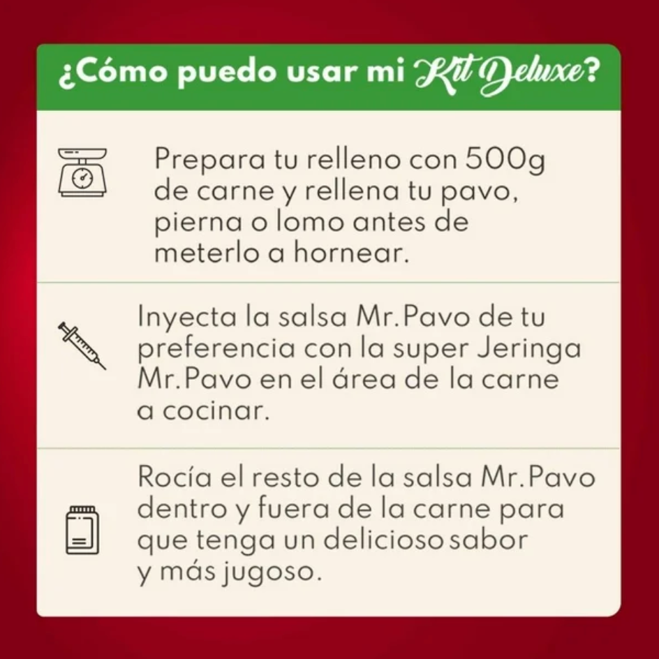 Kit Marinador 7 Chiles Mr. Pavo 650 ml / 270 g - .
