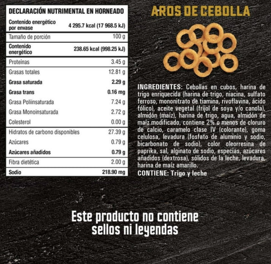 Aros de Cebolla Brew City 1.8 Kg - .