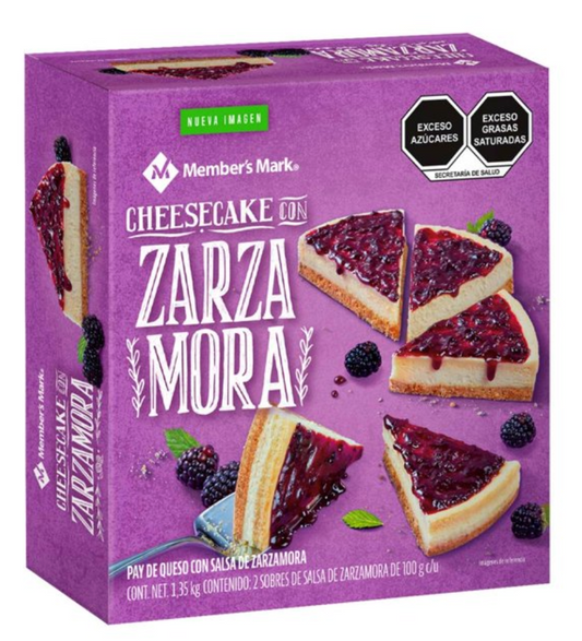 Cheesecake Member's Mark con Zarzamora 1.35 kg - .