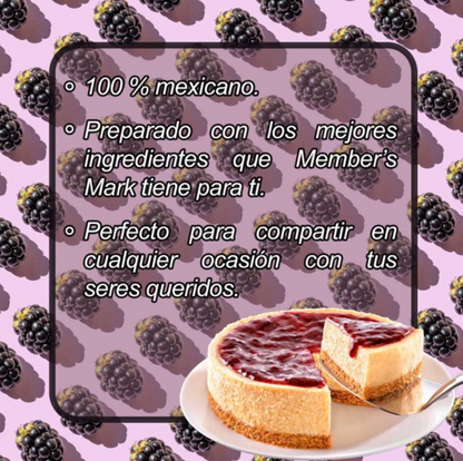 Cheesecake Member's Mark con Zarzamora 1.35 kg - .