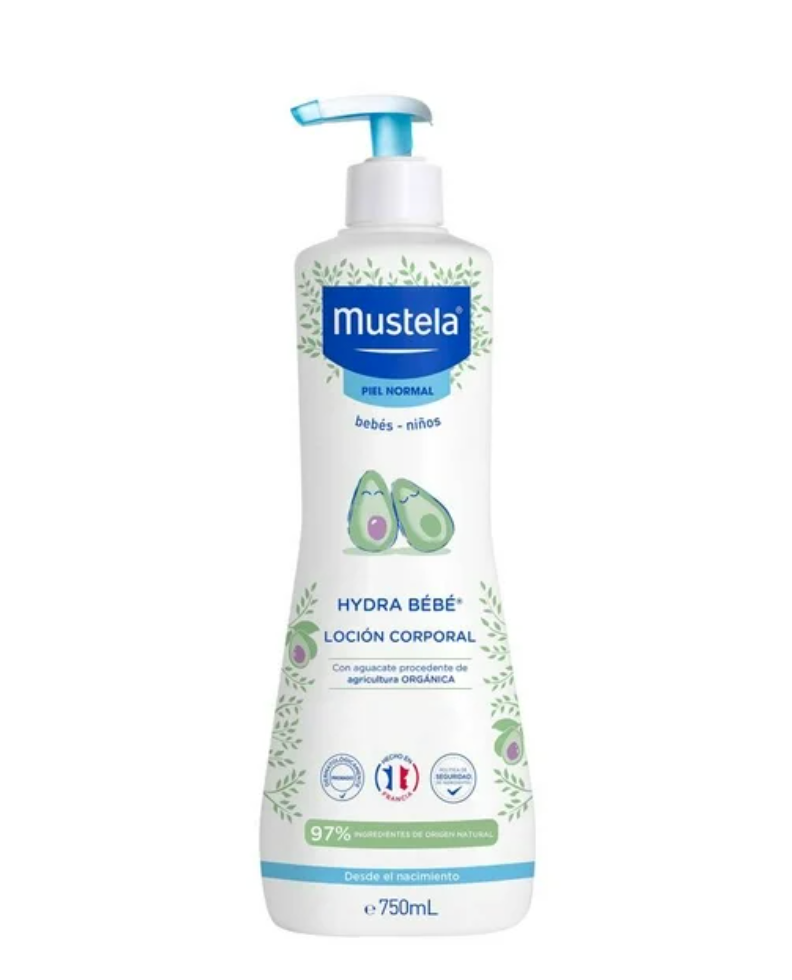 Loción Corporal Mustela Hydra Bebé 750 ml - .