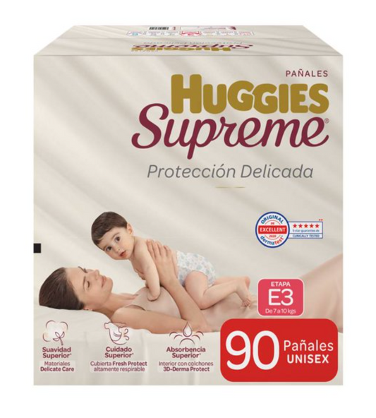 Pañales Huggies Supreme SUPREME Protección D - .