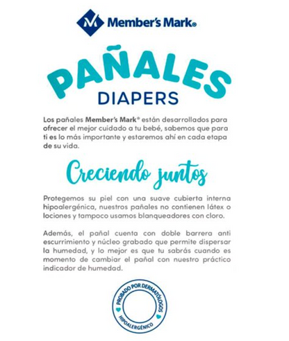 Pañales Etapa 5 Member's Mark 78 pzas - .