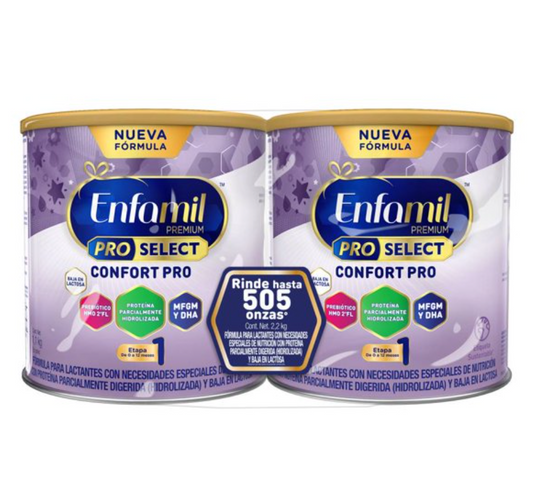 Fórmula Especializada Enfamil Pro Select 0 a 12 meses Pack 2.2 Kg - .