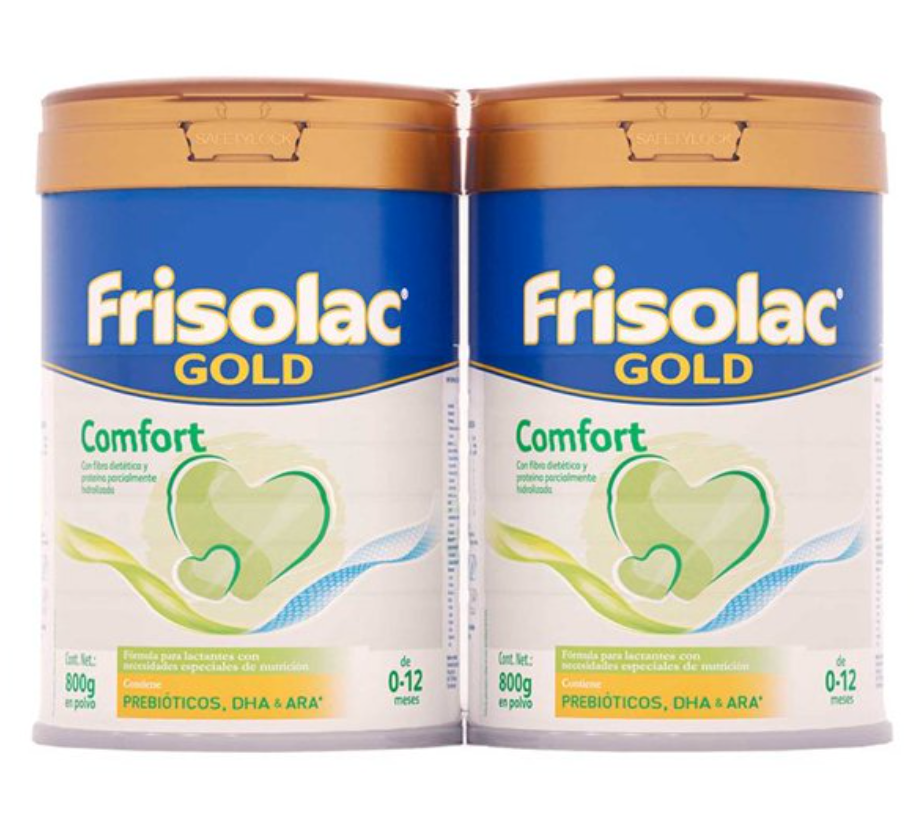 Fórmula Para Lactantes Frisolac Gold Comfort con 2 Latas de 800 g c/u - .