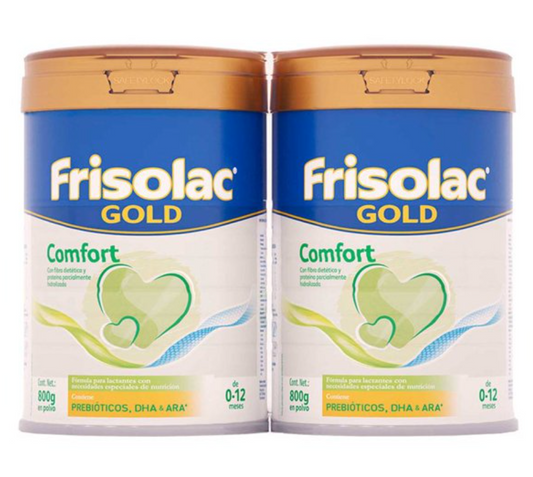 Fórmula Para Lactantes Frisolac Gold Comfort con 2 Latas de 800 g c/u - .