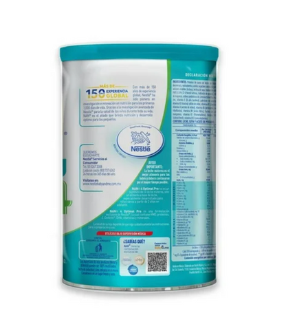Alimento para Niños NAN Optimal Pro 4 con 2 Latas de 1.2 kg - .