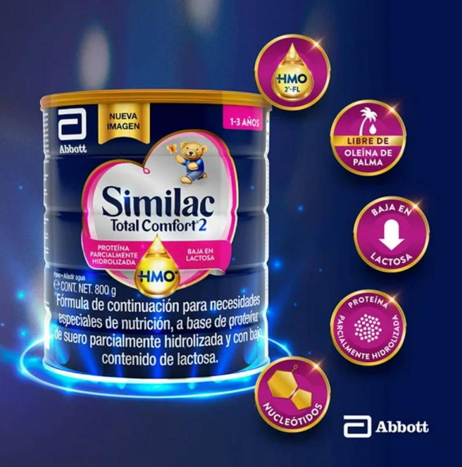 Fórmula de Continuación SIMILAC Etapa 2 3pack de 800g c/u - .