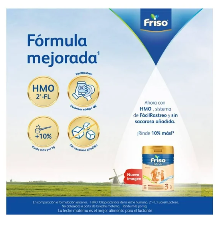 Fórmula de Continuación Friso Gold 2 Latas de 800 g c/u - .