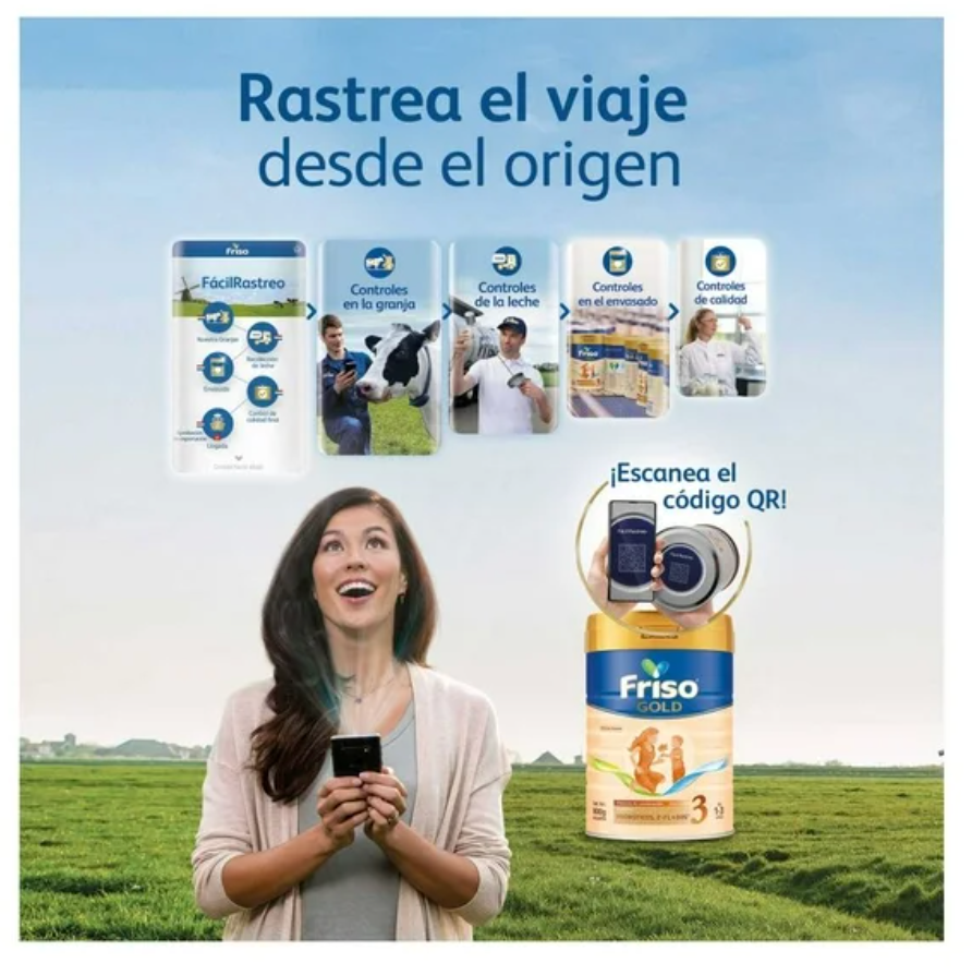 Fórmula de Continuación Friso Gold 2 Latas de 800 g c/u - .