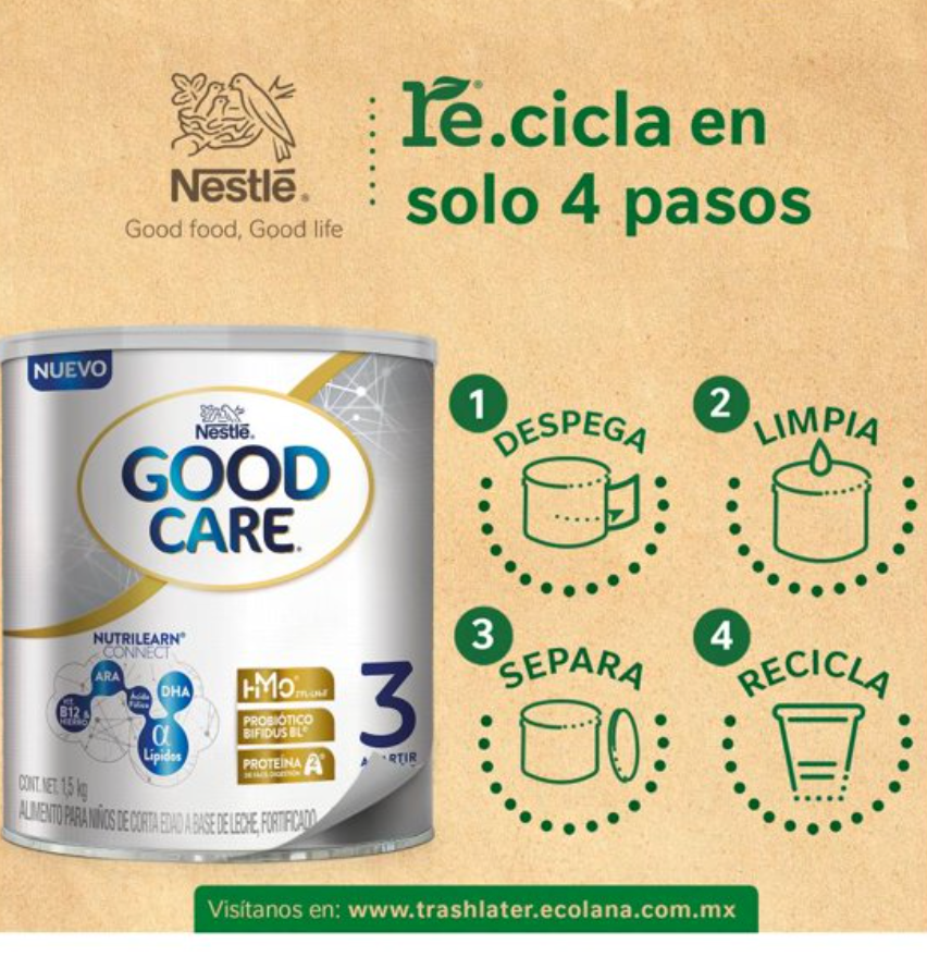 Fórmula Infantil Good Care Nestlé 2 Latas de 1.5 kg c/u
