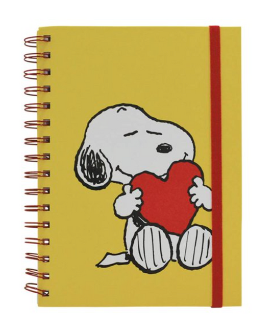 Libreta con Espiral Danpex Raya Peanuts con 140 Páginas SNO751W-5 - .