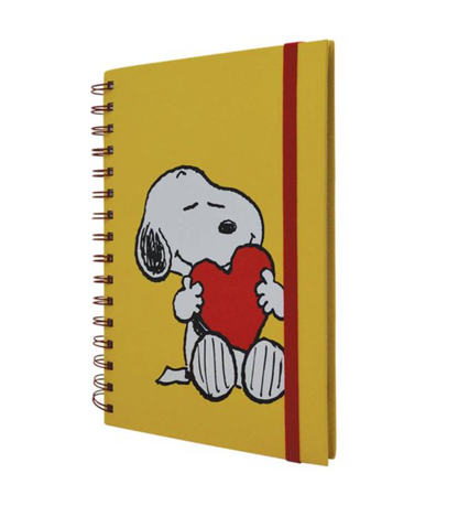 Libreta con Espiral Danpex Raya Peanuts con 140 Páginas SNO751W-5 - .