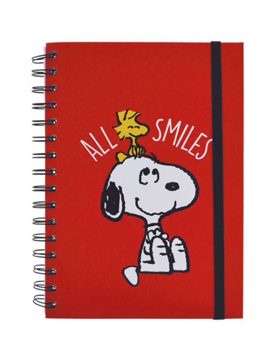 Libreta con Espiral Danpex Raya Peanuts con 140 Páginas SNO751W-6 - .