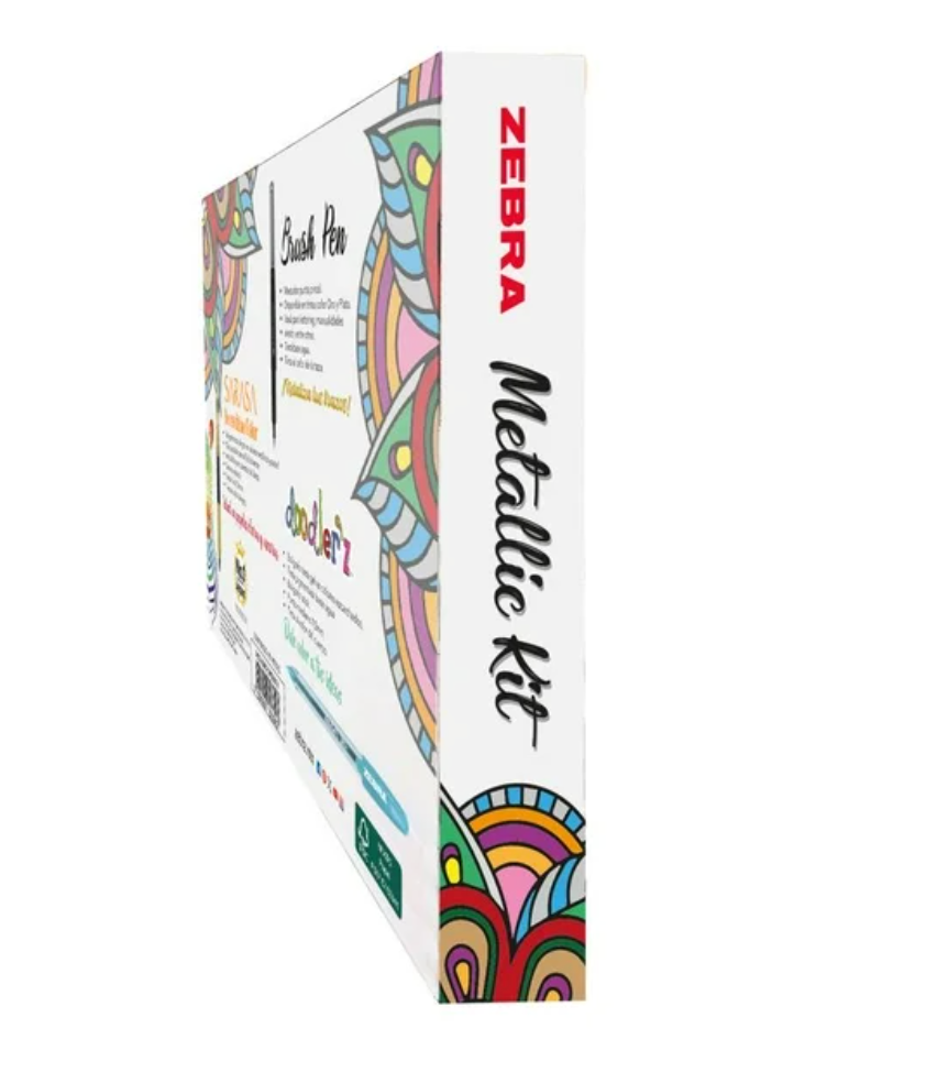 Kit de Escritura Zebra Doodler'z con 18 pzas Mandala - .