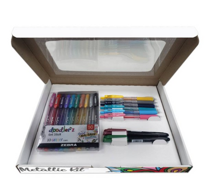 Kit de Escritura Zebra Doodler'z con 18 pzas Mandala - .
