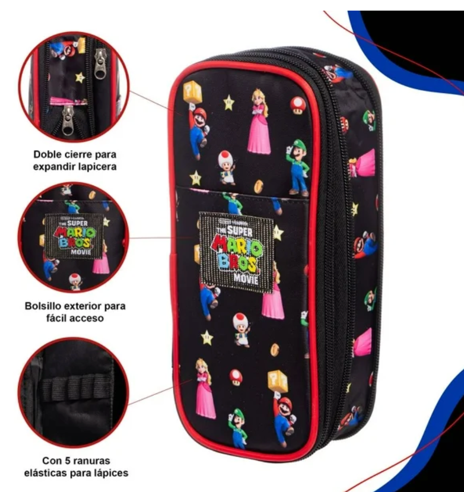Lapicera Ruz Mario Bros Multicolor - .