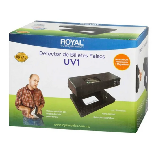 Detector de Billetes Falsos Royal Mod. UV1 - .